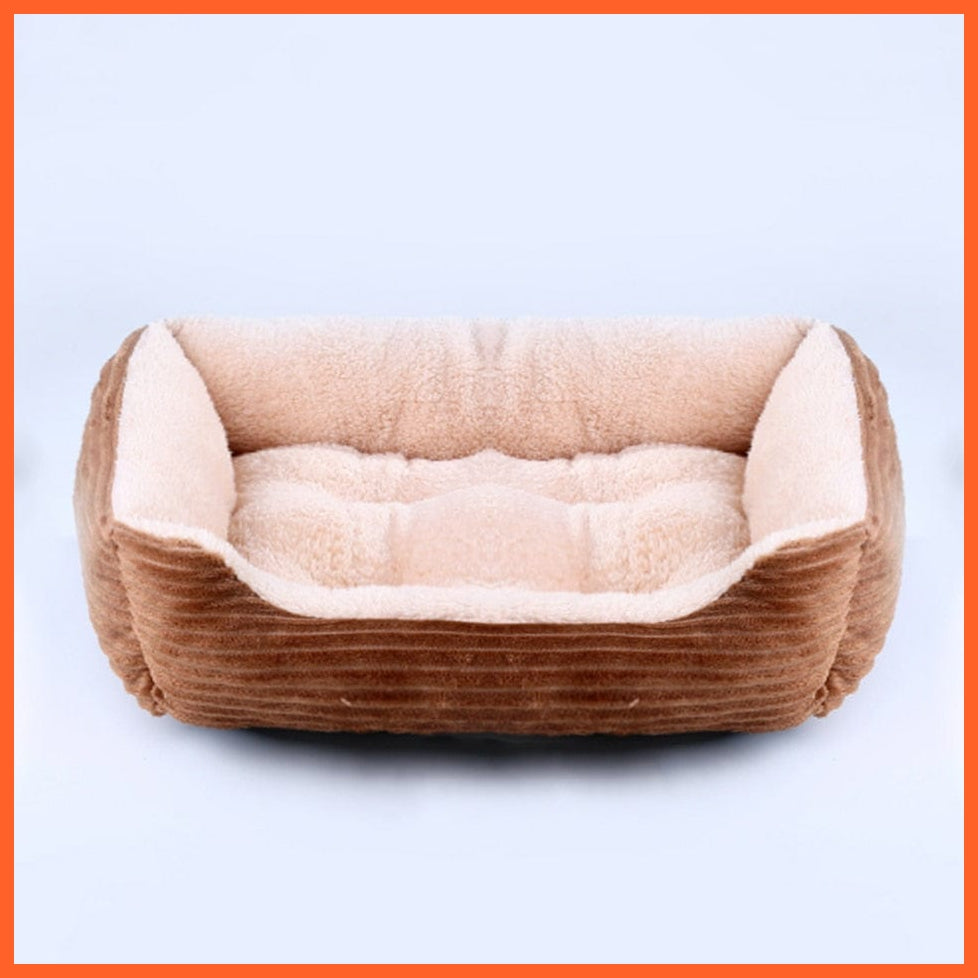 Square Plush Bed For Dog Cat Pet