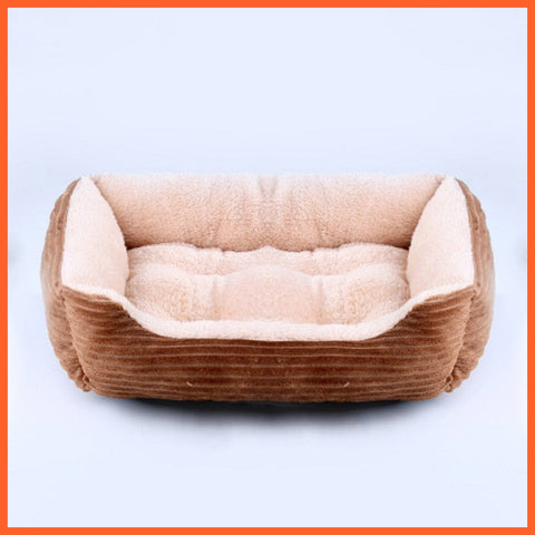 Square Plush Bed For Dog Cat Pet