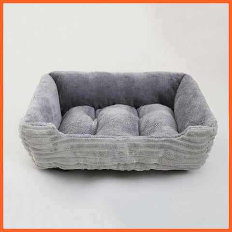 Square Plush Bed For Dog Cat Pet