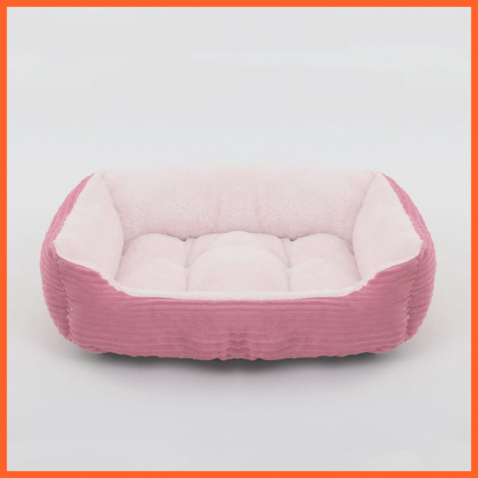 Square Plush Bed For Dog Cat Pet