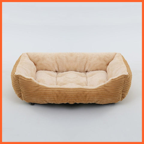 Square Plush Bed For Dog Cat Pet