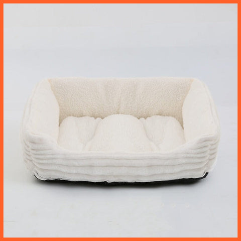 Square Plush Bed For Dog Cat Pet