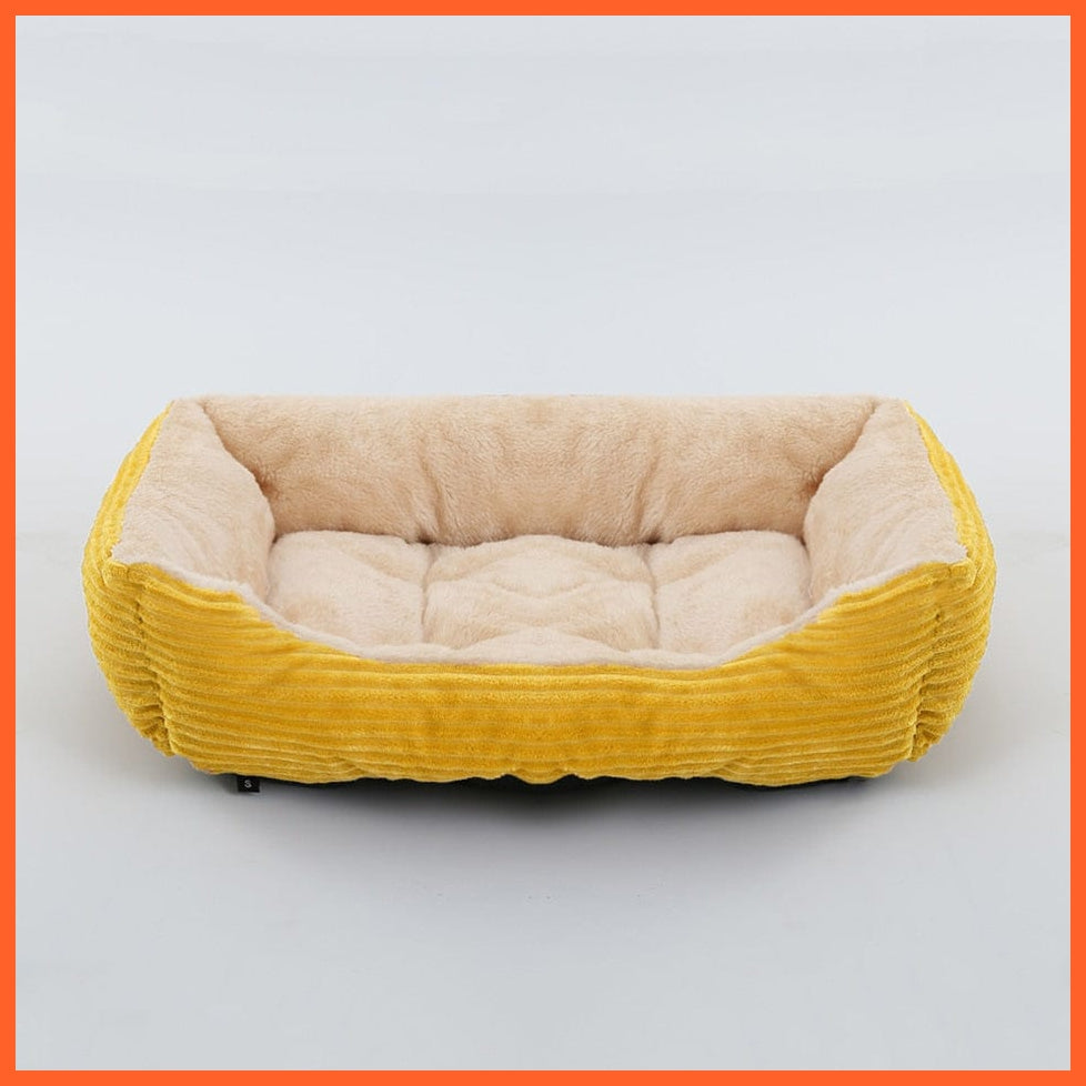 Square Plush Bed For Dog Cat Pet