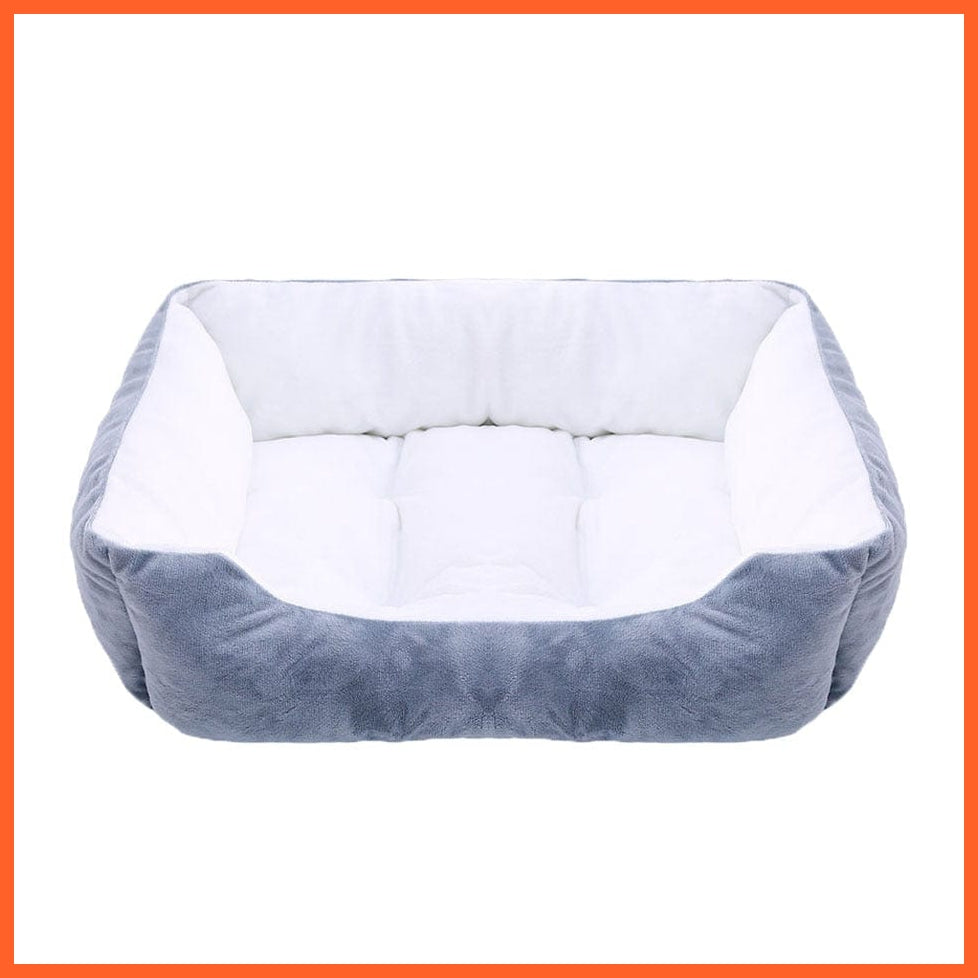 Square Plush Bed For Dog Cat Pet