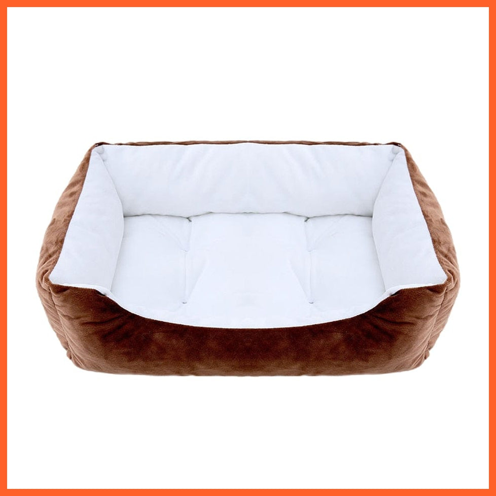 Square Plush Bed For Dog Cat Pet