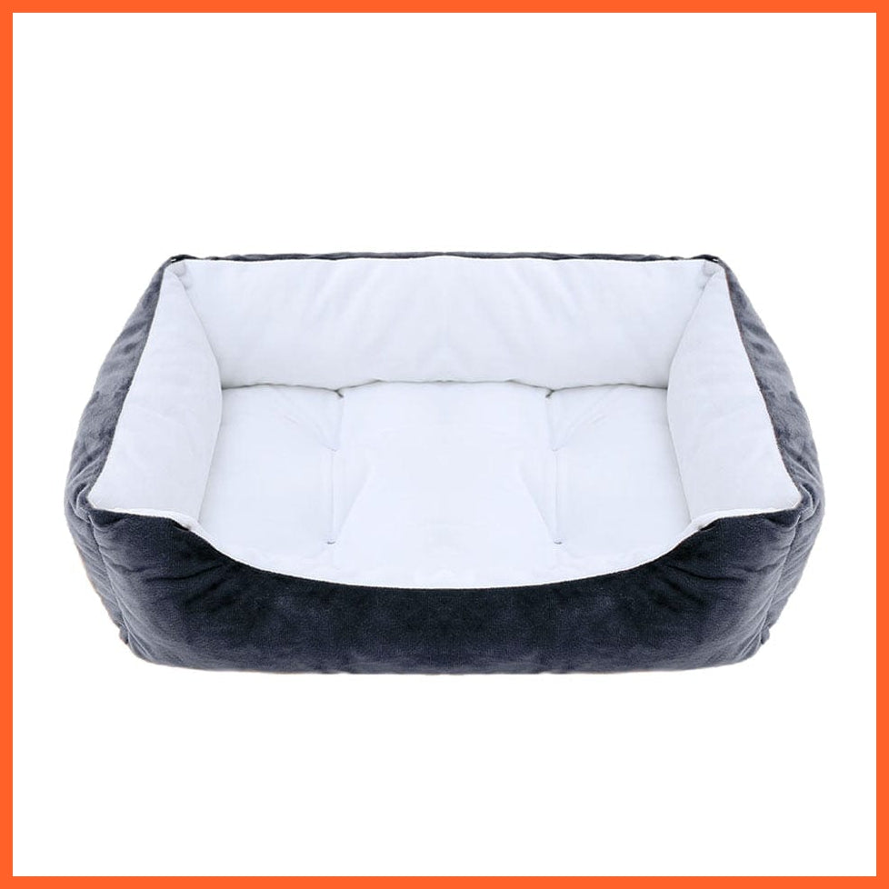 Square Plush Bed For Dog Cat Pet