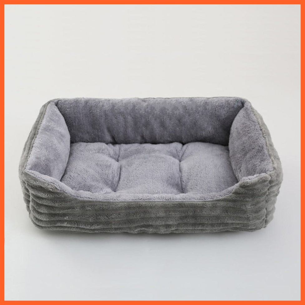 Square Plush Bed For Dog Cat Pet