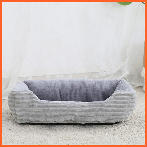 Square Plush Bed For Dog Cat Pet